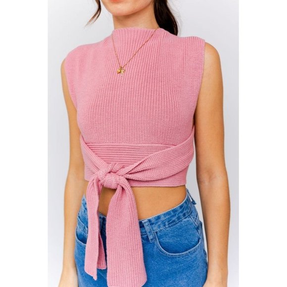 LE LIS MULTI TIE / CONVERTIBLE SWEATER TANK - Picture 8 of 11